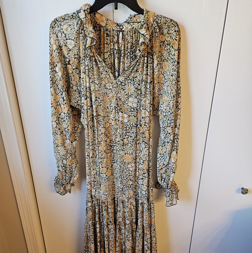 Free people anthropologie large maxi dress